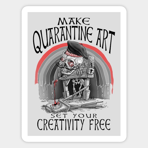 Make Quarantine Art Magnet by Mudge